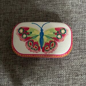 Brighton Women's mini boxwith Colorful Butterfly Design